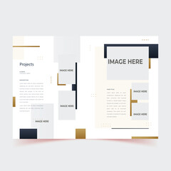 social media post banner,  Company profile brochure template layout design, multipage business brochure design, template layout design for modern business brochure, presentations, leaflet
