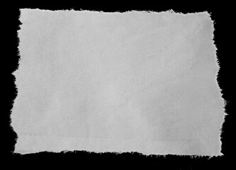 Torn paper on black