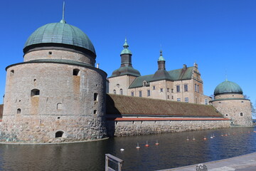 Fototapeta na wymiar Vadstena Castle (Swedish: Vadstena slott) is a former Royal Castle in Vadstena, the province of Östergötland, Sweden. 
