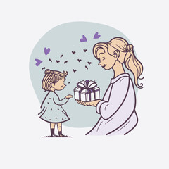 Mothers day, Mother and child love