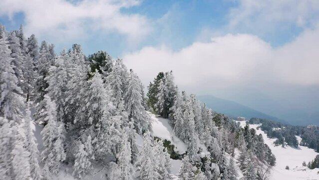 Chamrousse - Winter Landscape 01 - 4K - Color Graded