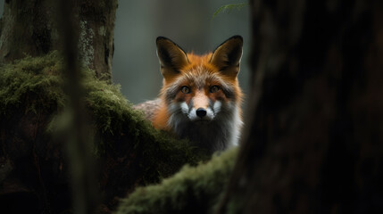 Red fox vulpes - Genrative AI