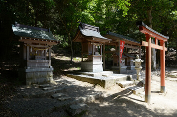 白髭神社　弁財天・寿老神・稲荷社・天満宮　滋賀県高島市鵜川