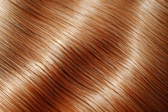Textura de cabelo liso loiro ruivo