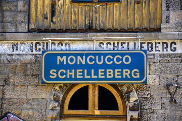 Schelleberg, Moncucco, Bahnhof, Brennerbahn, Brenner, alter Streckenverlauf, aufgelassen,...