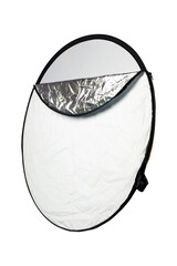 reflector, light reflector five in one for photography studio, isolated from the background