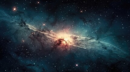 Fototapeta na wymiar Planets, stars and galaxies in outer space showing the beauty of space exploration.