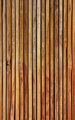 Fototapeta premium Vertical wooden slats texture for interior decoration, Texture wallpaper background, backdrop Texture. wood texture with natural patterns. 