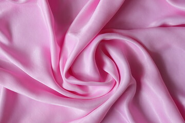 Pink silk shiny fabric, blank backdrop