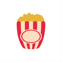 Movie Popcorn Snack illustration