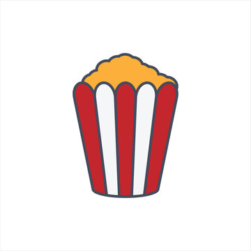 Movie Popcorn Snack illustration