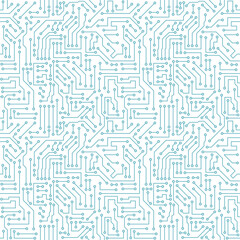 Computer circuit board seamless pattern