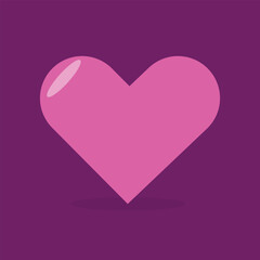 pink heart on a pink background