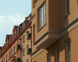 Fototapeta na wymiar houses in the old town