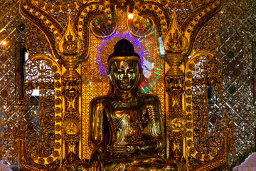 Golden Buddha statue