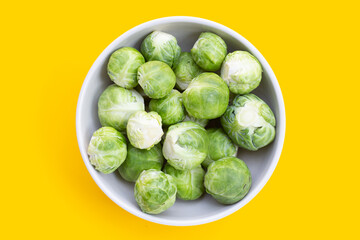 Fresh brussels sprouts. Organic vegetables