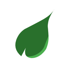 Flat Green Leaf