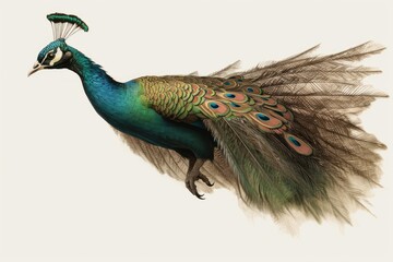 Obraz premium peacock with feathers