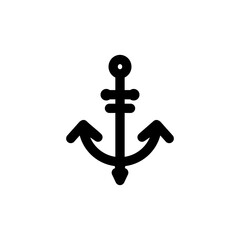 Anchor icon vector. Anchor sign. marine symbol