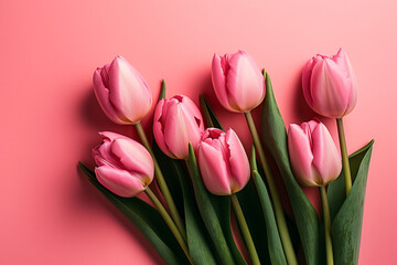 Obraz premium Pink tulips