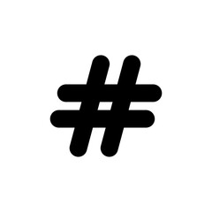 Hashtag icon vector. hashtag simbols