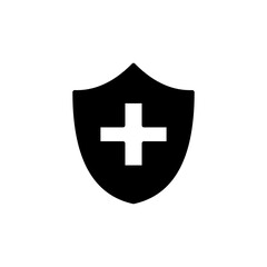 Health insurance icon vector. medical insurance icon