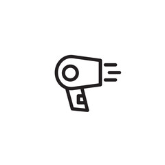 Blow Dryer Hair Outline Icon