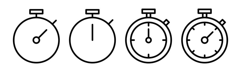 stopwatch icon vector illustration. Timer sign and symbol. Countdown icon. Period of time