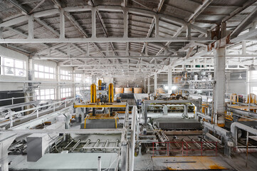Factory for production of gas silica blocks and equipment