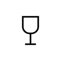 glass of wine icon signs symbol vector illustration