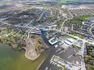 Explore the mesmerizing beauty of Keswick, Georgina, Ontario,he images feature striking blue skies,...