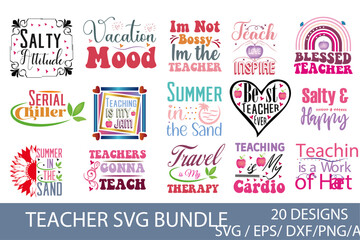 TEACHER SVG DESIGN BUNDLE 