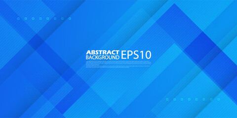 Fototapeta premium Abstract colorful blue design futuristic, energy technology concept background.stripes lines with overlay light, over bright blue background. Eps10 vector