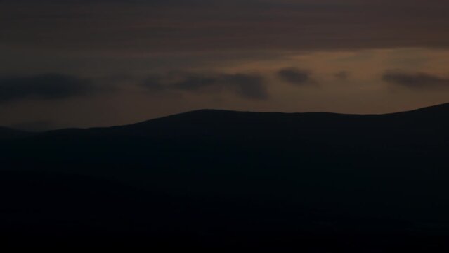 Sunrise over Warrenpoint from Flagstaff Viewpoint On Fathom Hill Near Newry