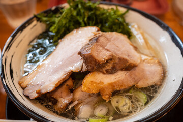 とても美味しい日本のラーメン