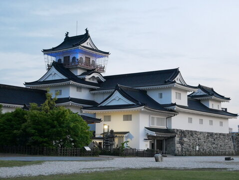 富山市の城址公園にある富山城