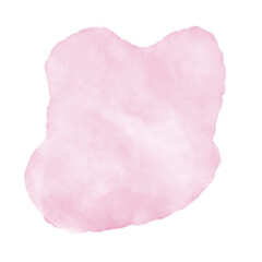 Pastel Pink Watercolor Abstract Shapes
