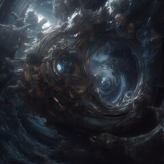 Galaxy, perfect composition. generative ai