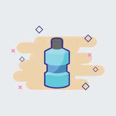 Obraz premium bathroom design icons and assets