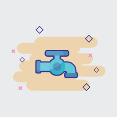 bathroom design icons and assets