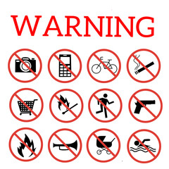 warning icon alert safety danger