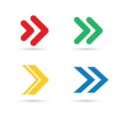 Arrows big set icons. Arrow icon. Arrow vector collection. New Arrow. Cursor. Modern simple arrows. Vector illustration