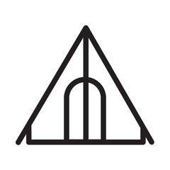 tent camp icon