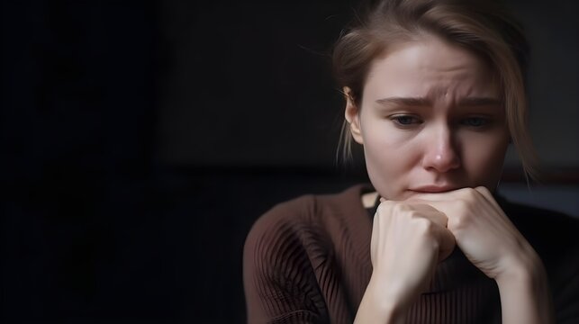 portrait of a person worried