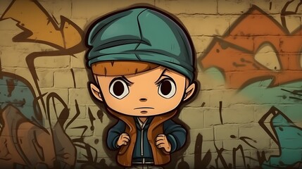 graffiti on the street