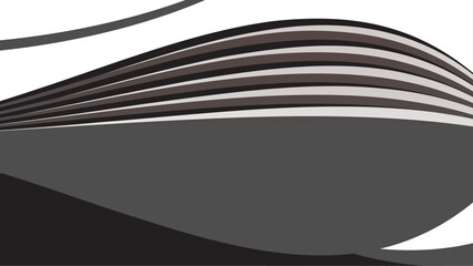 Obraz premium Gradient dark grey monochrome background