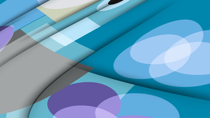 Gradient blue geometry background