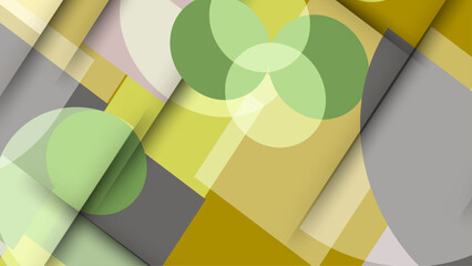 Abstract gradient green yellow geometry background