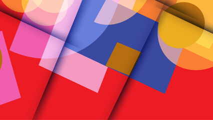 Abstract colorful geometric background