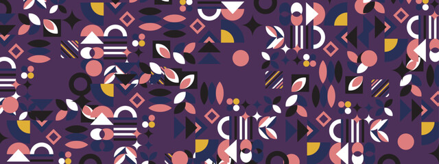 Vector flat geometric background mozaik colorful colourful